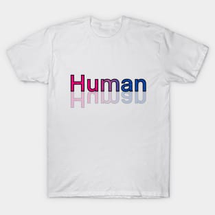 Human (Bisexual pride version) T-Shirt